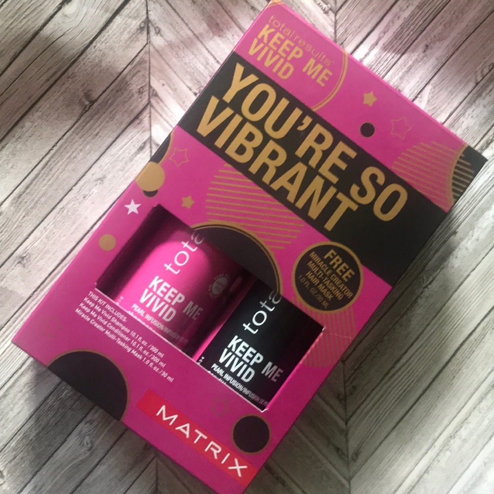 Matrix You’re So Vibrant Shampoo/Conditioner duo.